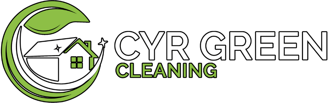 Cyr Green Cleaning Logo Outlined Transparent