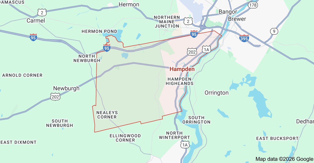 Hampden, Maine Cleaning Service Area