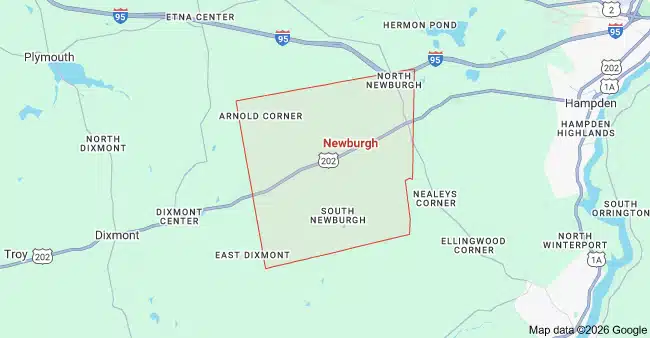 Newburgh, Maine Cleaning Service Area