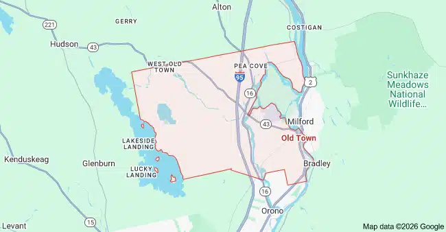 Old Town, Maine Cleaning Service Area