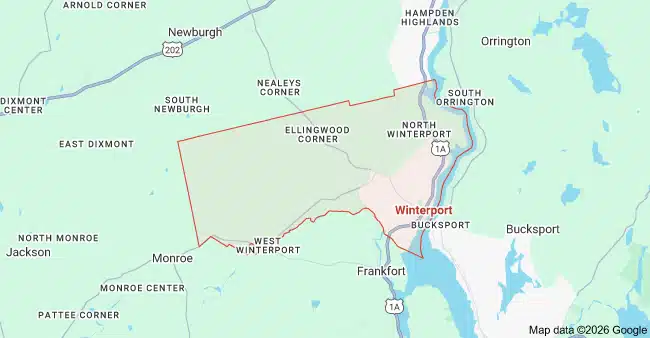 Winterport, Maine Cleaning Service Area