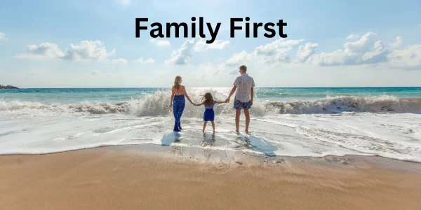 Cyr Green Cleaning Values giving clients free time with their family at the beach